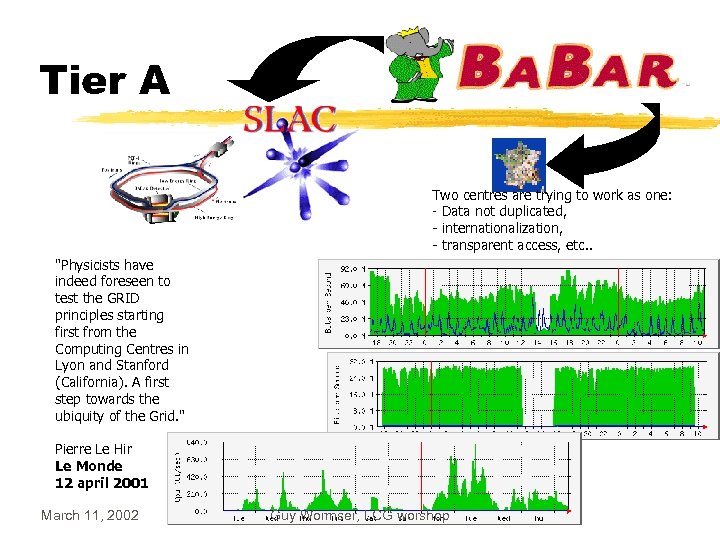 Tier A Two centres are trying to work as one: - Data not duplicated,