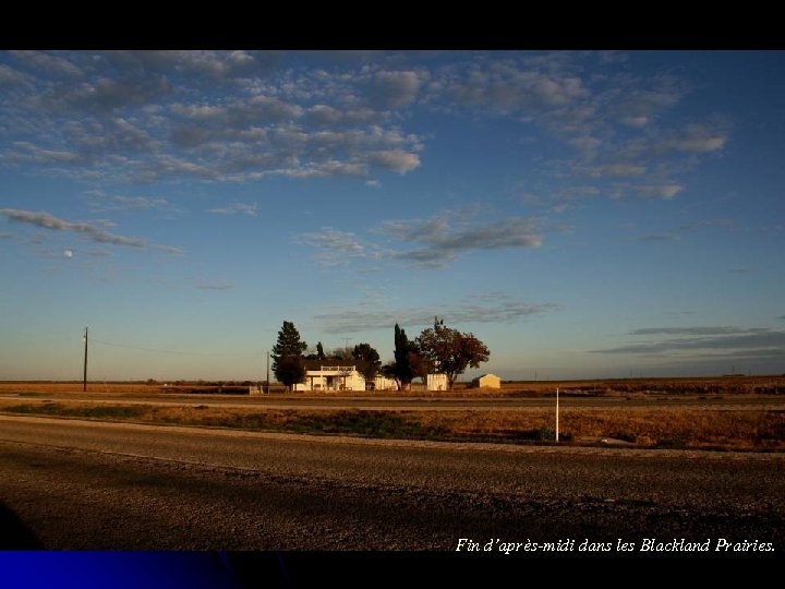 Fin d’après-midi dans les Blackland Prairies. 