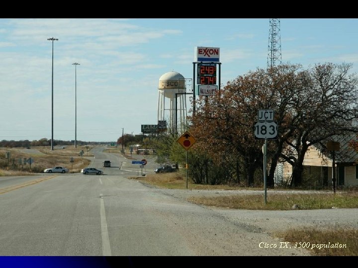 Cisco TX , 3500 population 