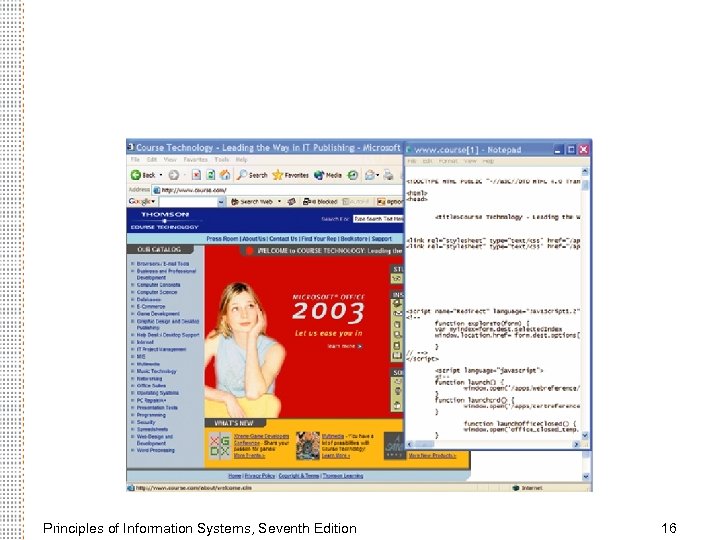 Principles of Information Systems, Seventh Edition 16 