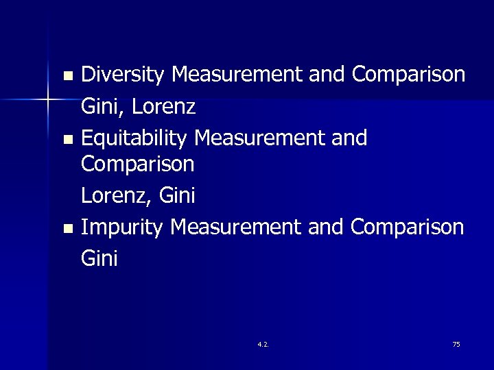 Diversity Measurement and Comparison Gini, Lorenz n Equitability Measurement and Comparison Lorenz, Gini n