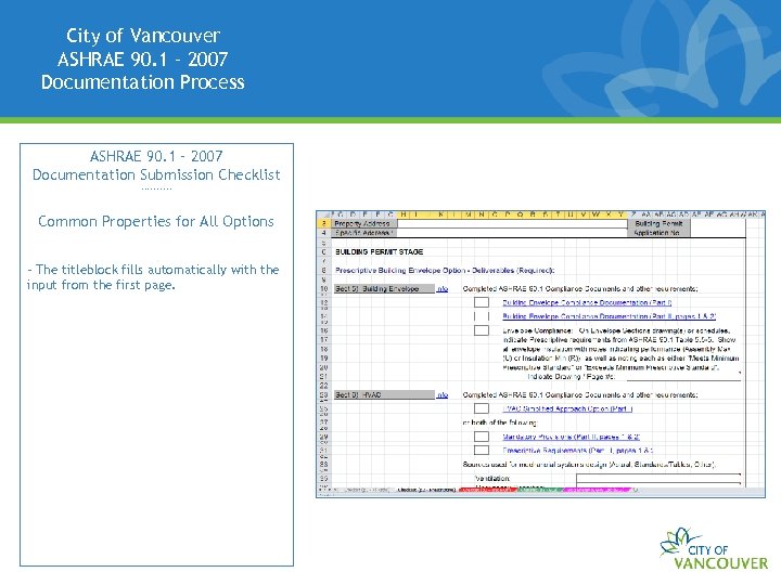 City of Vancouver ASHRAE 90. 1 – 2007 Documentation Process ASHRAE 90. 1 –