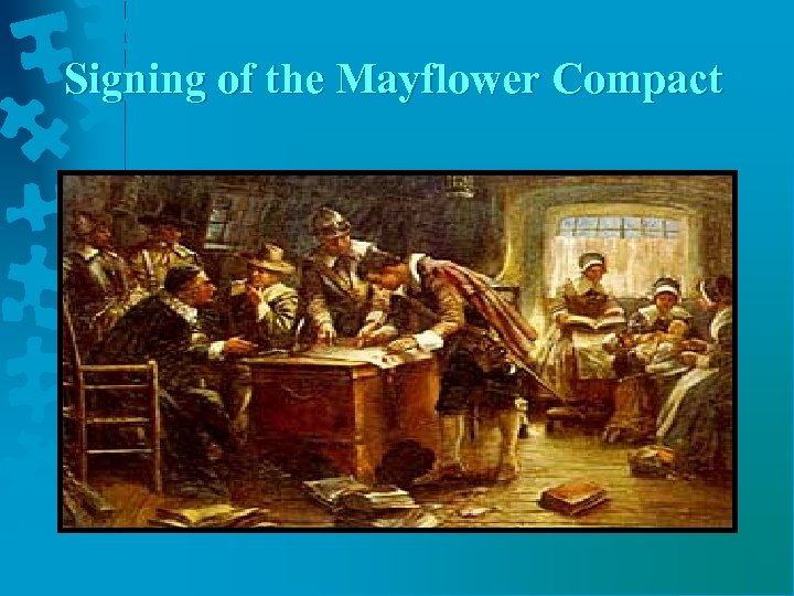 Signing of the Mayflower Compact 