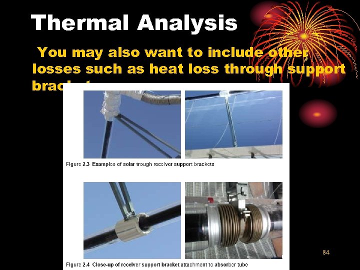 Thermal Analysis You may also want to include other losses such as heat loss