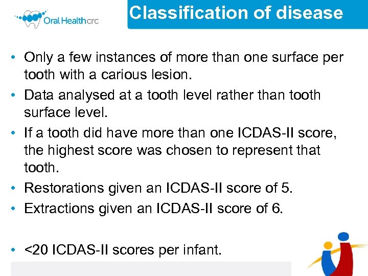 Classification of disease • Only a few instances of more than one surface per