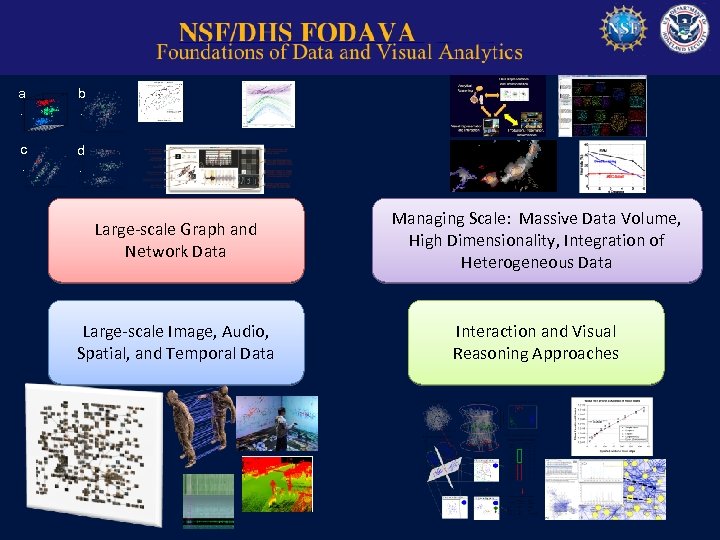 a. b. c. d. Large-scale Graph and Network Data Managing Scale: Massive Data Volume,