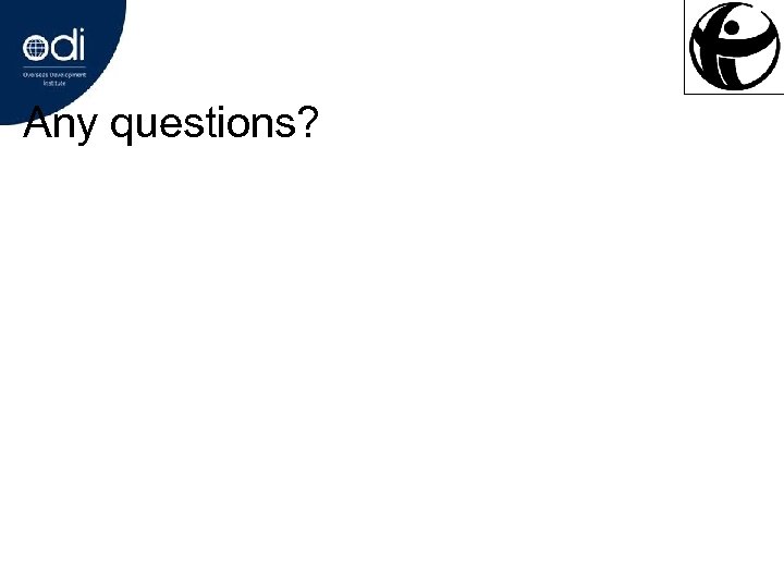 Any questions? 