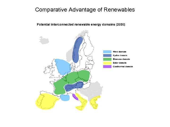 Comparative Advantage of Renewables 