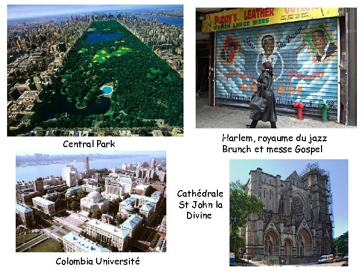 Central Park Harlem, royaume du jazz Brunch et messe Gospel Cathédrale St John la