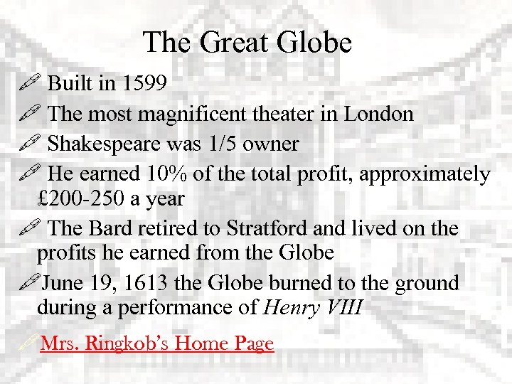 The Great Globe 