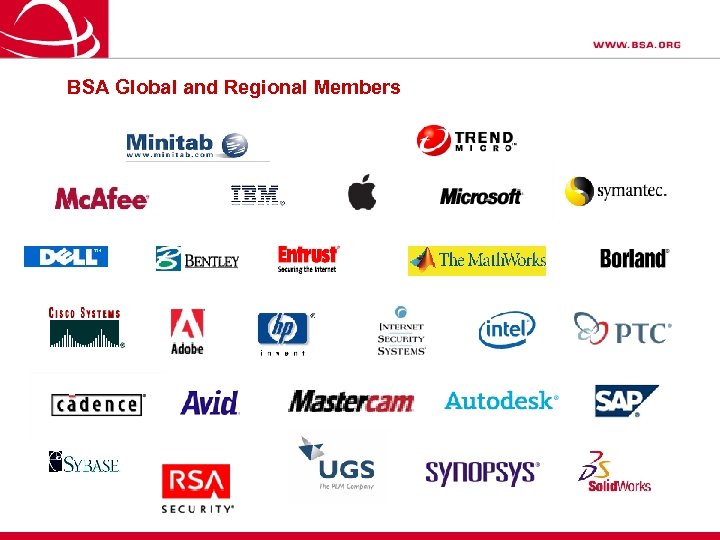 BSA Global and Regional Members 