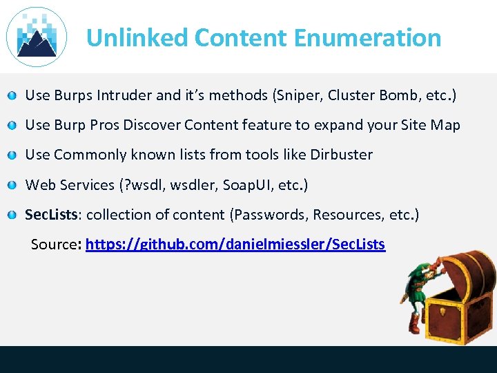 Unlinked Content Enumeration Use Burps Intruder and it’s methods (Sniper, Cluster Bomb, etc. )