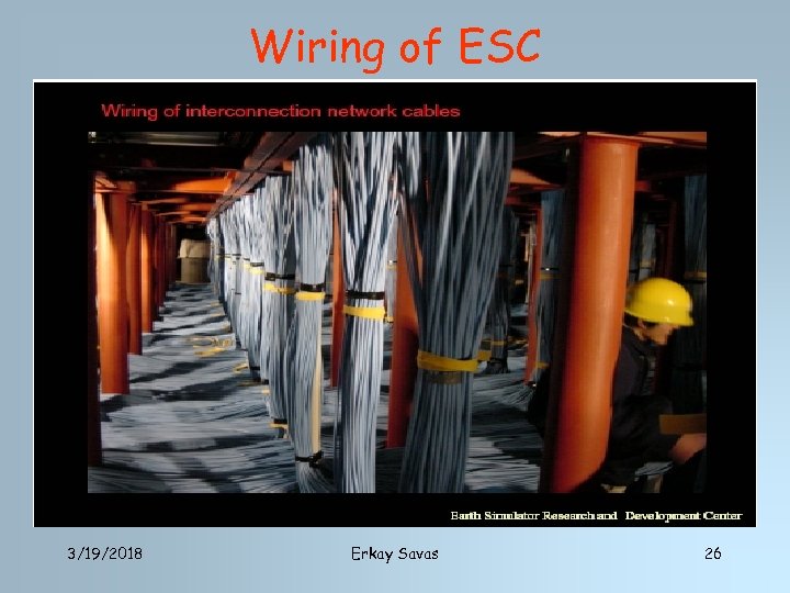 Wiring of ESC 3/19/2018 Erkay Savas 26 