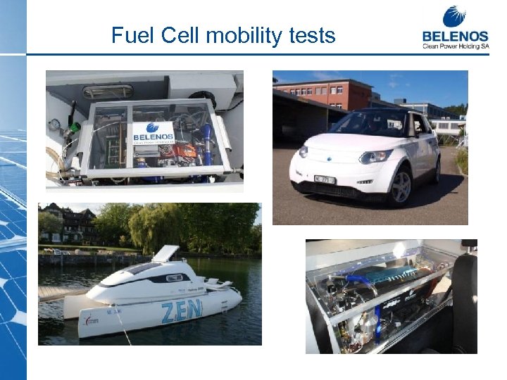 Fuel Cell mobility tests 