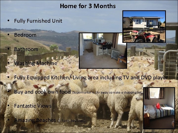 Home for 3 Months • Fully Furnished Unit • Bedroom • Bathroom • Washing