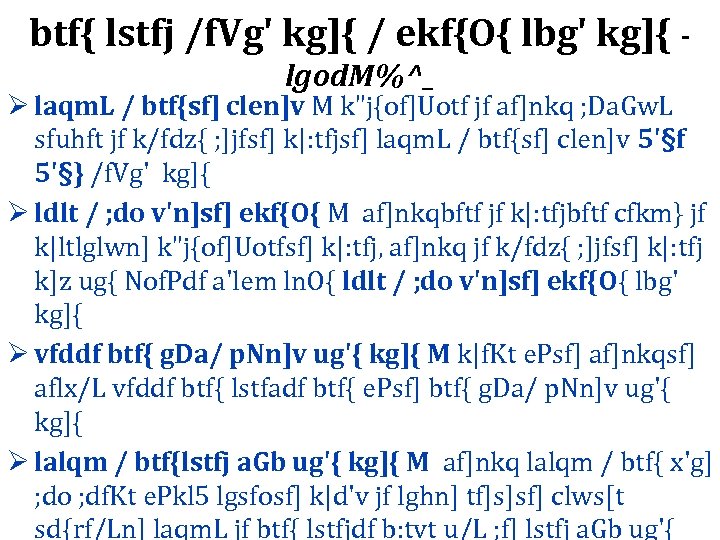 btf{ lstfj /f. Vg' kg]{ / ekf{O{ lbg' kg]{ lgod. M%^_ Ø laqm. L