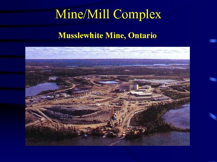 Mine/Mill Complex Musslewhite Mine, Ontario 