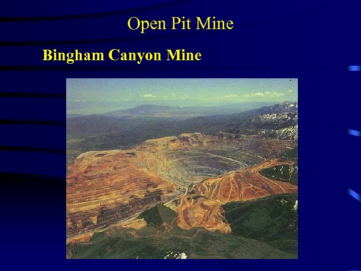 Open Pit Mine Bingham Canyon Mine 