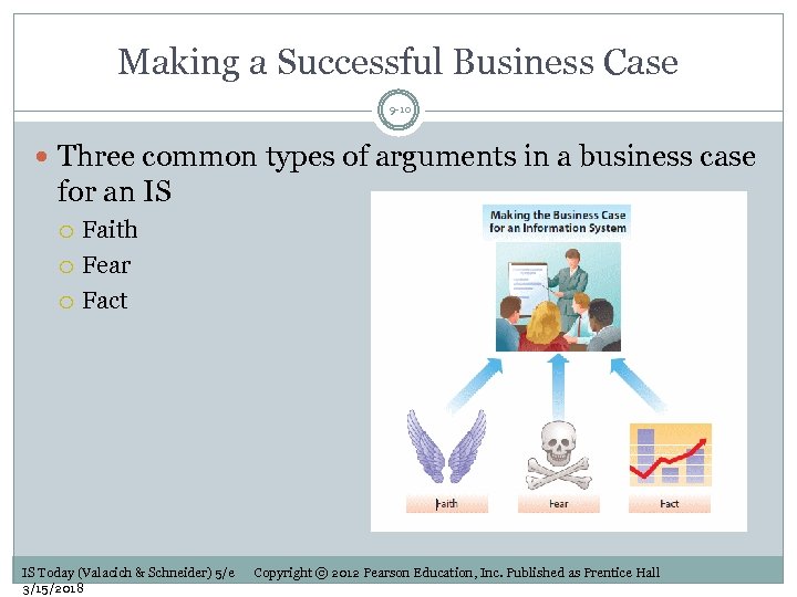 Making a Successful Business Case 9 -10 Three common types of arguments in a