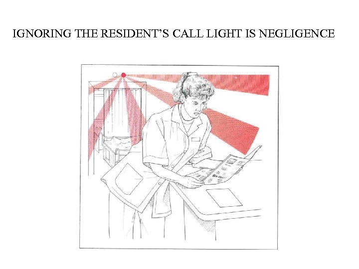 IGNORING THE RESIDENT’S CALL LIGHT IS NEGLIGENCE 