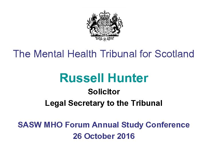 the-mental-health-tribunal-for-scotland-russell-hunter