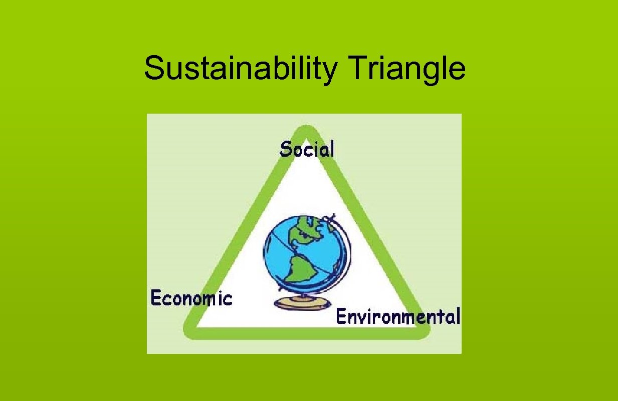 Sustainability Triangle 