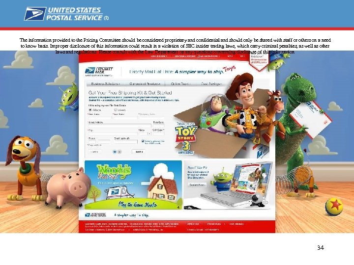 The information provided to the Pricing Committee should be considered proprietary and confidential and