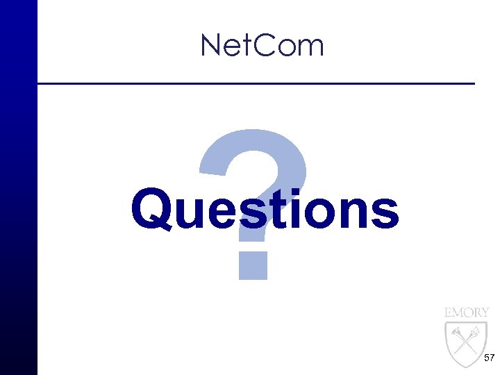 Net. Com ? Questions 57 