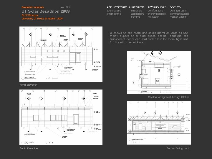 Precedent Analysis arc 572 UT Solar Decathlon 2009 BLOOMhouse University of Texas at Austin