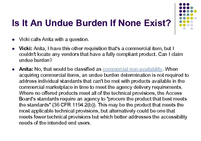 Is It An Undue Burden If None Exist? l Vicki calls Anita with a