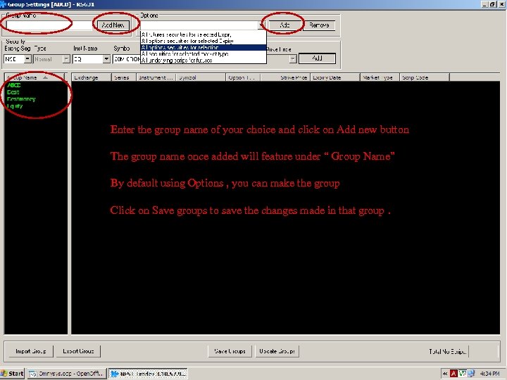 Enter the group name of your choice and click on Add new button The