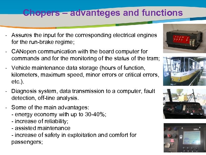 Chopers – advanteges and functions Title of the presentation | Date |0 - Assures