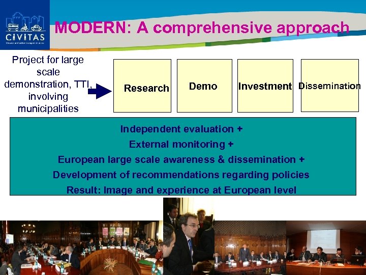Title of the presentation | Date |0 MODERN: A comprehensive approach Project for large