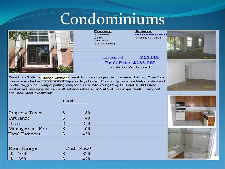 Condominiums 