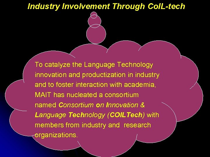 Industry Involvement Through Co. IL-tech To catalyze the Language Technology innovation and productization in