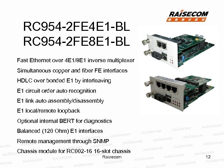 RC 954 -2 FE 4 E 1 -BL RC 954 -2 FE 8 E