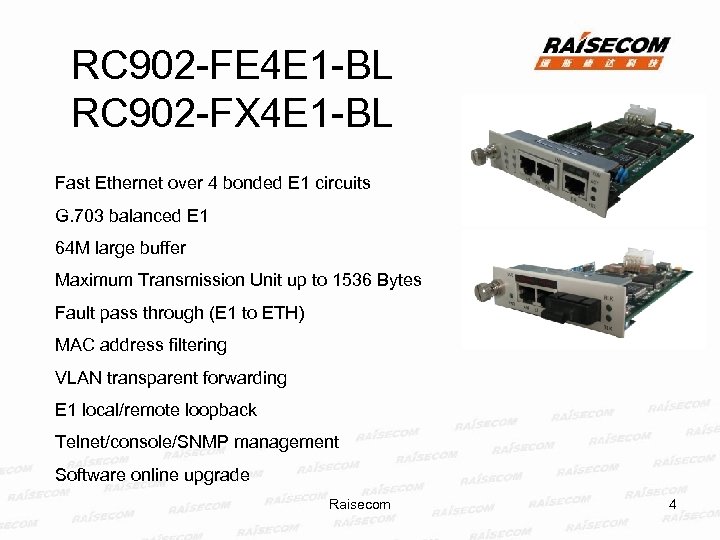 RC 902 -FE 4 E 1 -BL RC 902 -FX 4 E 1 -BL