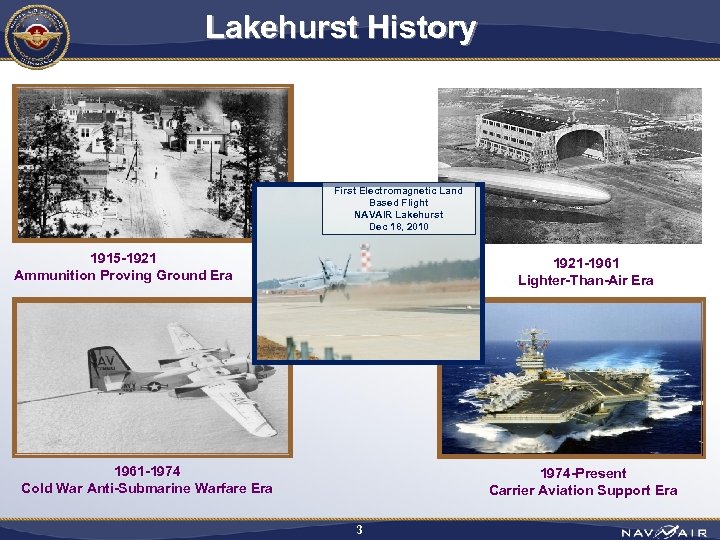 Lakehurst History First Electromagnetic Land Based Flight NAVAIR Lakehurst Dec 18, 2010 1915 -1921