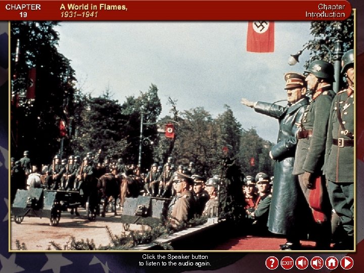 Click the Speaker button to listen to the audio again. 