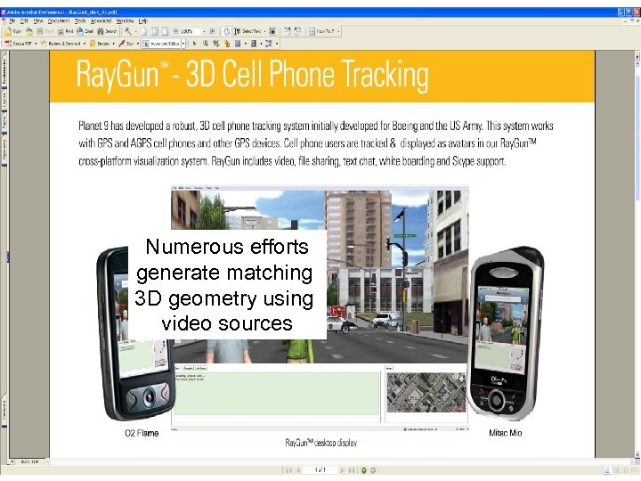 Planet 9 Ray. Gun scene 2 Numerous efforts generate matching 3 D geometry using