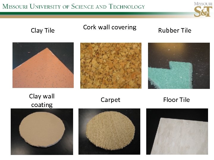 Clay Tile Cork wall covering Rubber Tile Clay wall coating Carpet Floor Tile 