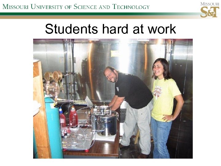 Students hard at work 