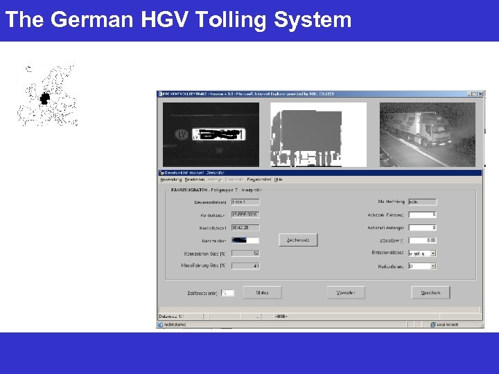 The German HGV Tolling System 
