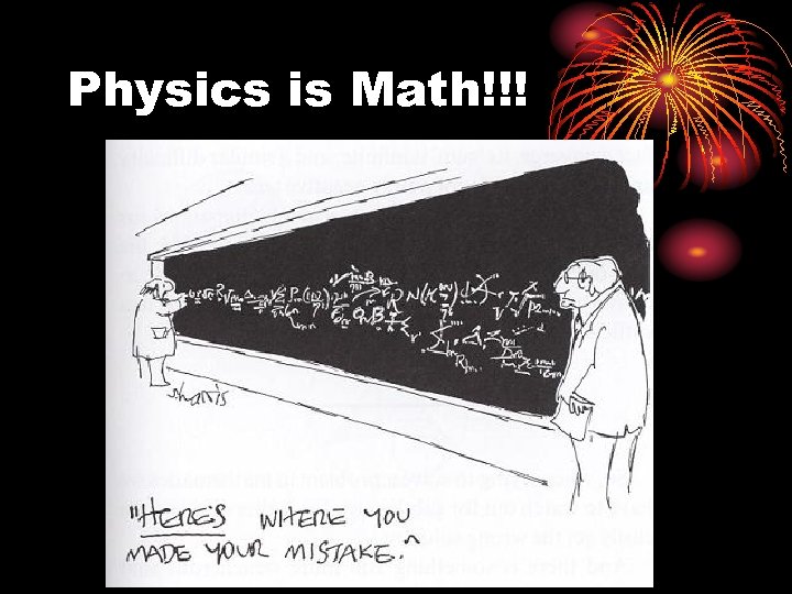Physics is Math!!! 