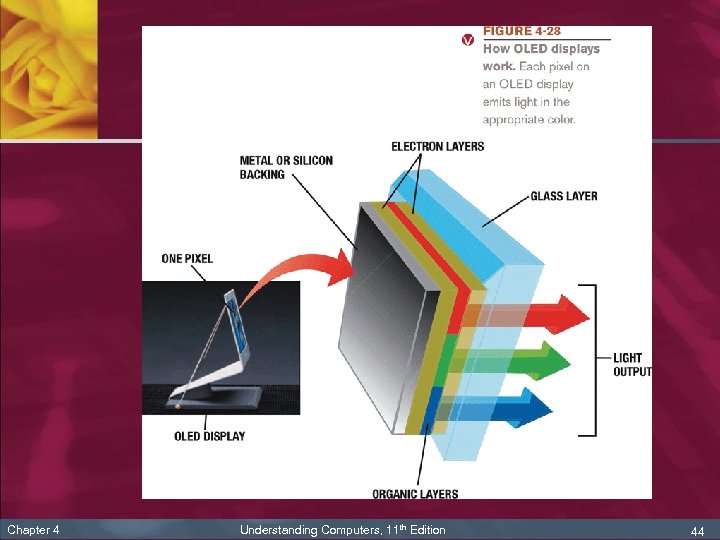 Chapter 4 Understanding Computers, 11 th Edition 44 