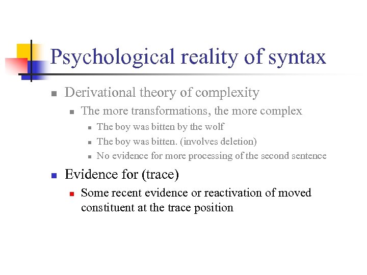 Psy 369 Psycholinguistics A Crash Course In Linguistic