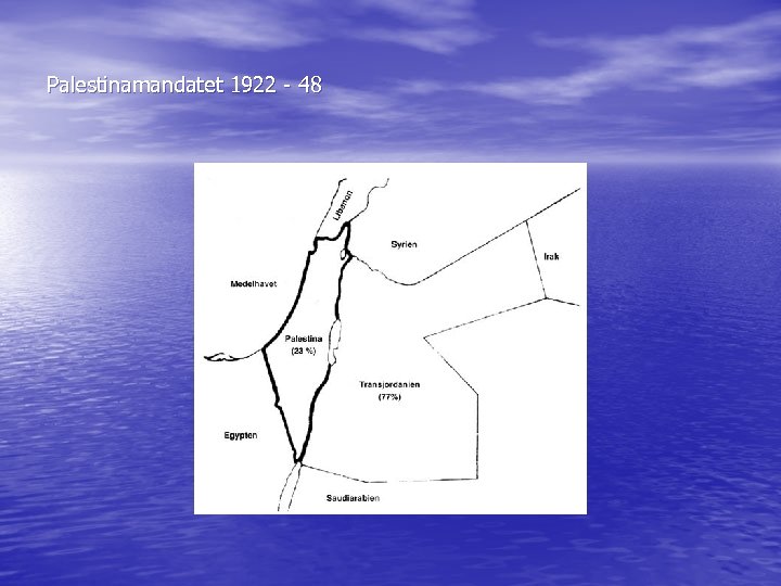 Palestinamandatet 1922 - 48 