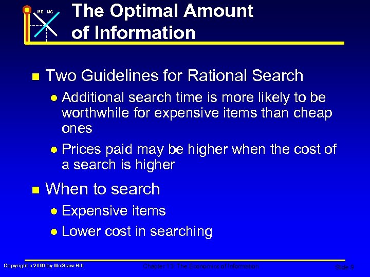 MB MC n The Optimal Amount of Information Two Guidelines for Rational Search Additional