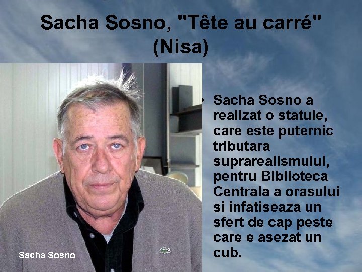 Sacha Sosno, 