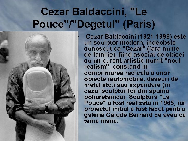 Cezar Baldaccini, 